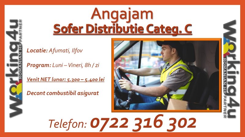 Sofer distributie categoria C.